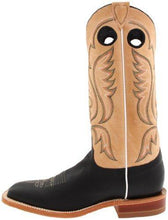 Load image into Gallery viewer, Justin Boots Men's U.S.A. Bent Rail Collection 13" Boot Wide Square Double Stitch Toe Leather Outsole,Black Burnished Calf/Toast Tumbleweed,11 D US - United States of Made