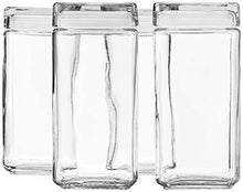Load image into Gallery viewer, Anchor Hocking 2-Quart Stackable Jars with Glass Lids, Set of 4, Clear - - United States of Made