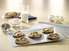 Load image into Gallery viewer, USA Pan Bakeware Cookie Sheet, Large, Warp Resistant Nonstick Baking Pan, Made in the USA from Aluminized Steel,Silver