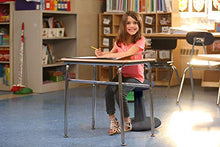 Load image into Gallery viewer, Kore Kids Wobble Chair - Flexible Seating Stool for Classroom & Elementary School, ADD/ADHD - Made in USA - Age 6-7, Grade 1-2, Black (14in)
