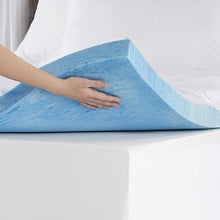 Load image into Gallery viewer, Sleep Innovations 2-inch Memory Foam Mattress Topper, Queen, Made in The USA