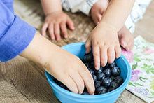 Load image into Gallery viewer, Re-Play Made in USA 3pk 12 oz. Bowls in Aqua, Sky Blue and Navy Blue | Made from Eco Friendly Heavyweight Recycled Milk Jugs and Polypropylene - Virtually Indestructible (True Blue)