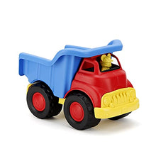 Load image into Gallery viewer, Green Toys Disney Baby Exclusive Mickey Mouse Dump Truck, Red/Blue - Pretend Play, Motor Skills, Kids Toy Vehicle. No BPA, phthalates, PVC. Dishwasher Safe, Recycled Plastic, Made in USA.