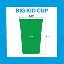 Load image into Gallery viewer, Re-Play 4pk - 10oz. Drinking Cups | Made in USA from Eco Friendly Heavyweight Recycled Milk Jugs - Virtually Indestructible | for All Ages | Aqua, Sky Blue, Navy, Teal | True Blue+