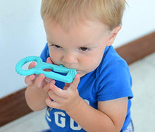 Load image into Gallery viewer, The Teething Key by eZtotZ | Made in USA - BPA Free Silicone Baby Teether Toy for Infants Babies Toddlers | 0+ Months Easy Grip Multiple Texture Molar Reach (Teal) - Great Baby Shower Registry Gift