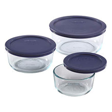 Load image into Gallery viewer, Pyrex Simply Store Meal Prep Glass Food Storage Containers (6-Piece Set, BPA Free Lids, Oven Safe)