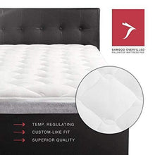 Load image into Gallery viewer, Cardinal & Crest | Cloud Mattress Topper Queen for Firm Mattresses | Made in USA | Pressure Point Relief | Pillow Top Mattress Cover Queen Size Mattress Pad Queen, Bed Toppers Queen Size, Queen Topper - United States of Made
