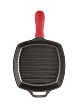 Load image into Gallery viewer, Lodge Manufacturing Company Lodge Cast Iron 10.5-inch Square Grill Pan, Black