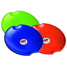 Load image into Gallery viewer, Flexible Flyer 3-pack Snow Saucer Sleds. Round Sand Slider Disc Toy