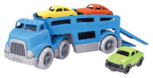 Load image into Gallery viewer, Green Toys Car Carrier Vehicle Set Toy, Blue, Standard - United States of Made