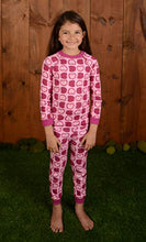 Load image into Gallery viewer, Brian the Pekingese Girls 100% Organic Cotton Pajamas (5T, Apple)