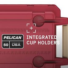 Load image into Gallery viewer, Pelican Elite 50 Quart Cooler (Pacific Blue/Coyote)