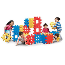 Load image into Gallery viewer, Little Tikes Big Waffle Block Set - 18 pieces, Blue/Red/Yellow