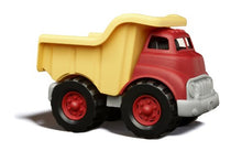 Load image into Gallery viewer, Green Toys Dump Truck in Yellow and Red - BPA Free, Phthalates Free Play Toys for Gross Motor, Fine Motor Skill Development. Pretend Play , Red/Yellow