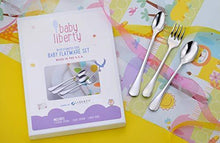 Load image into Gallery viewer, Baby Liberty 3 Piece Baby Flatware Set in Gift Box Made in USA - United States of Made