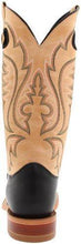 Load image into Gallery viewer, Justin Boots Men's U.S.A. Bent Rail Collection 13" Boot Wide Square Double Stitch Toe Leather Outsole,Black Burnished Calf/Toast Tumbleweed,11 D US - United States of Made