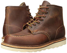 Load image into Gallery viewer, Red Wing Heritage Men's Classic 1907 6-Inch Moc Toe Boot,Copper Rough & Tough,10.5 D US
