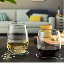 Load image into Gallery viewer, Libbey Stemless 12-Piece Wine Glass Party Set for Red and White Wines