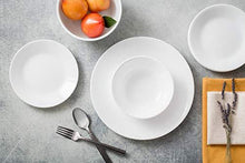Load image into Gallery viewer, Corelle Service for 6, Chip Resistant, Winter Frost White Dinnerware Set, 18-Piece & Winter Frost White 20-Ounce Bowl Set (6-Piece) - United States of Made