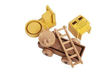 Load image into Gallery viewer, Lukes Toy Factory Educational Stem Take Apart Wooden Trucks Made in The USA Gift Toys for Kids 0-7 Year Olds (Hybrid Fire Truck) - United States of Made