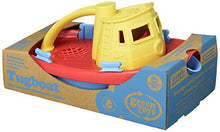 Load image into Gallery viewer, Green Toys Tugboat, Assorted CB - Pretend Play, Motor Skills, Kids Bath Toy Floating Pouring Vehicle. No BPA, phthalates, PVC. Dishwasher Safe, Recycled Plastic, Made in USA.