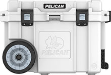 Load image into Gallery viewer, Pelican Elite 45 Quart Wheeled Cooler (White)