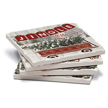 Load image into Gallery viewer, Holiday Assorted Design Tile Coaster Set - United States of Made