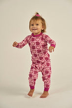 Load image into Gallery viewer, Brian the Pekingese Girls 100% Organic Cotton Pajamas (5T, Apple)