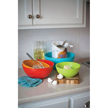 Load image into Gallery viewer, Nordic Ware Microwave Prep/Serve Bowl Set, 3 Piece, Fiesta Colors