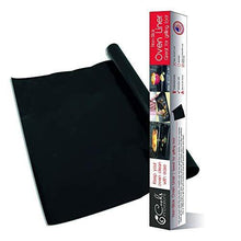 Load image into Gallery viewer, Cooks Innovations SET OF 2 - MADE IN USA Black Non-Stick Oven Liner 16.5x23" - Heavy Duty Sheet to Catch Spills in Convection, Electric, & Gas, Ovens - United States of Made
