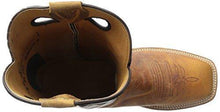 Load image into Gallery viewer, Justin Boots Men's 11" Bent Rail, Tobacco Cowhide/Black Spiral, 10.5 D US - United States of Made