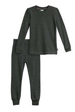 Load image into Gallery viewer, City Threads Girls Thermal Underwear Set Long John, Soft Breathable Cotton Base Layer - Made in USA - United States of Made
