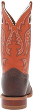 Load image into Gallery viewer, Justin Boots Men's U.S.A. Bent Rail Collection 11" Boot Wide Square Double Stitch Toe Leather Outsole,Chocolate Burnished "America" Cow/Light Orange Classic,9.5 D US - United States of Made