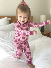 Load image into Gallery viewer, Brian the Pekingese Girls 100% Organic Cotton Pajamas (5T, Apple)