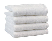 Load image into Gallery viewer, Made Here by 1888 Mills Luxury 4-Pack Washcloth Set Supporting Cotton Made in Africa - White