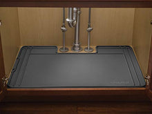 Load image into Gallery viewer, WeatherTech Under The Sink Mat 1 Gallon Waterproof Cabinet Liner Protector for Kitchen and Bathroom - 34" x 22” Black SinkMat