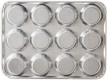 Load image into Gallery viewer, Nordic Ware Naturals Aluminum NonStick Muffin Pan, Twelve 2-1/2 Inch Cups