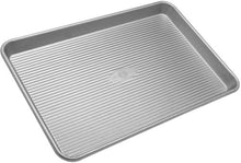 Load image into Gallery viewer, USA Pan Bakeware Half Sheet Pan, Warp Resistant Nonstick Baking Pan, Made in the USA from Aluminized Steel