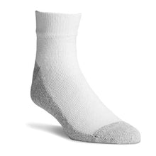 Load image into Gallery viewer, American Made Everyday Quarter Socks for Men - White with Gray Bottom - 12 Pack