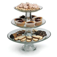 Load image into Gallery viewer, Anchor Hocking 3-Tier Presence Platter Set - - United States of Made
