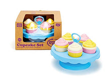 Load image into Gallery viewer, Green Toys Cupcake Set - 16 Piece Pretend Play, Motor Skills, Language & Communication Kids Role Play Toy. No BPA, phthalates, PVC. Dishwasher Safe, Recycled Plastic, Made in USA.