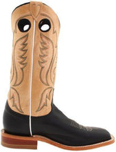 Load image into Gallery viewer, Justin Boots Men's U.S.A. Bent Rail Collection 13" Boot Wide Square Double Stitch Toe Leather Outsole,Black Burnished Calf/Toast Tumbleweed,11 D US - United States of Made