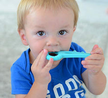 Load image into Gallery viewer, The Teething Key by eZtotZ | Made in USA - BPA Free Silicone Baby Teether Toy for Infants Babies Toddlers | 0+ Months Easy Grip Multiple Texture Molar Reach (Teal) - Great Baby Shower Registry Gift