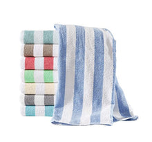 Load image into Gallery viewer, Bleach Safe Luxury Beach Towel Cabana Stripe- Fibertone by 1888 Mills, Made in the USA