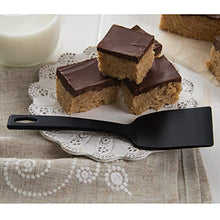 Load image into Gallery viewer, Rada Cutlery Kitchen Set Dessert Serving Spatulas-Premium Nylon Turner and Flipper-Black, 2 Pack, 7.5 Inch