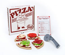 Load image into Gallery viewer, Green Toys Pizza Parlor, 4C - 27 Piece Pretend Play, Motor Skills, Language & Communication Kids Role Play Toy. No BPA, phthalates, PVC. Dishwasher Safe, Recycled Plastic, Made in USA.