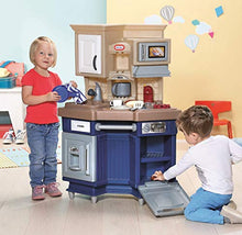 Load image into Gallery viewer, Little Tikes Super Chef Kitchen Blue & Cream, 14.00 l x 28.00 w x 40.00 h inches