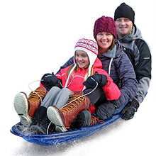 Load image into Gallery viewer, Flexible Flyer Winter Trek Large Pull Sled for Adults. Plastic Toboggan for Snow Sledding, Ice Fishing, Work