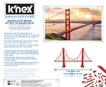 Load image into Gallery viewer, K'NEX Architecture: Golden Gate Bridge - Build IT Big - Collectible Building Set for Adults & Kids 9+ - New - 1,536 Pieces - Over 3 Feet Long - (Amazon Exclusive)