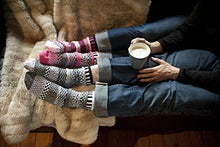 Load image into Gallery viewer, Solmate Socks - Mismatched Crew Socks; Made in USA; Midnight Large